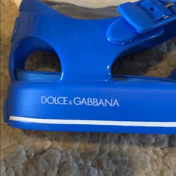 Dolce and Gabbana toddler boy jelly sandals - Picture 2 of 4